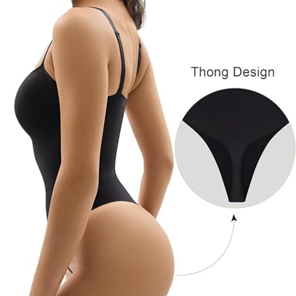 Sculpting Bodysuit for Women Tummy Control Seamless Shapewear Body Shaper（S/XS) - Picture 3 of 11